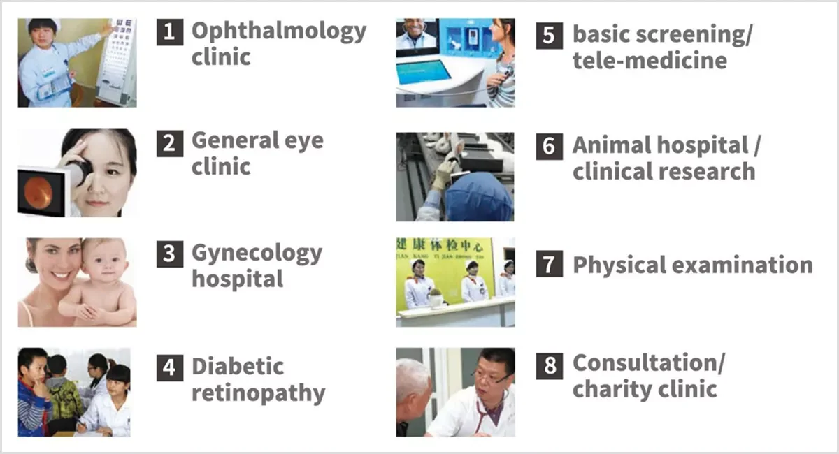 HD Ophthalmic Instrument Digital Portable Hand-held Eye Fundus Camera Optics Equipment Handheld High Definition Imaging HFC-1